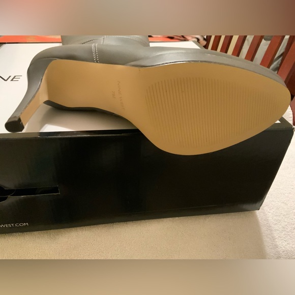 Nine West Platform Boot - Dark Gray - Nwokena - Picture 4 of 6